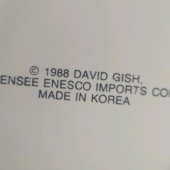 💕2/$25💕Adorable David Gish vintage Friendship Mug 1988 with heart handle - Picture 4 of 8